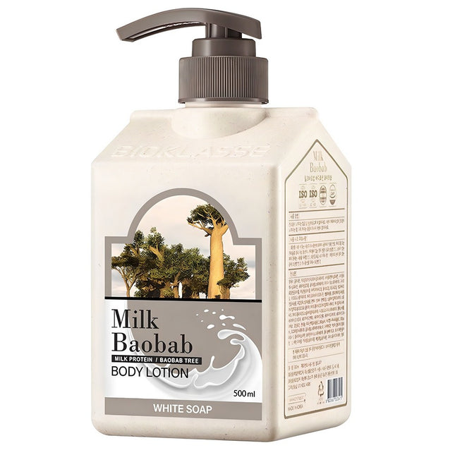 MILK BAOBAB  Body Lotion White Soap Scent 500ml 1 count