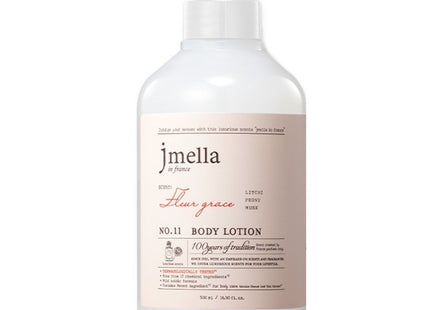 JAYMELA  In France Fleur Grace Body Lotion Rich & Peony Scent, 500ml, 1 Count