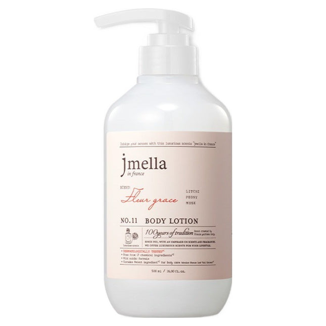 JAYMELA  In France Fleur Grace Body Lotion Rich & Peony Scent, 500ml, 1 Count