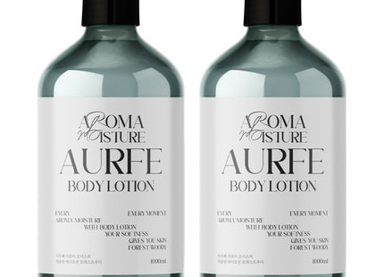 AUPE AROMA  Moisturizing Body Lotion Forest Woody Scent, 1L, 2 Count