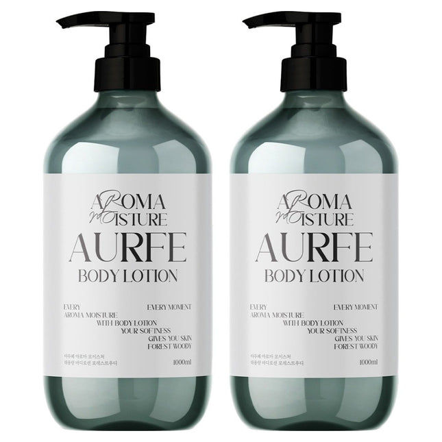 AUPE AROMA  Moisturizing Body Lotion Forest Woody Scent, 1L, 2 Count