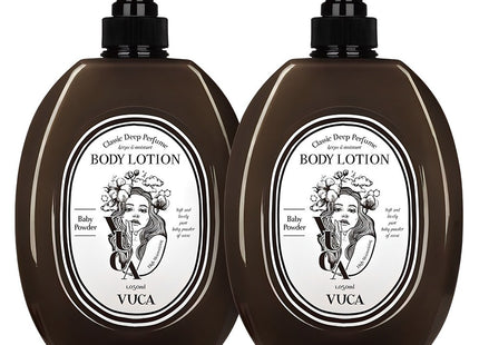 뷰카  클래식 딥 퍼퓸 모이스처 바디로션 베이비파우더향, 1.05L, 2개