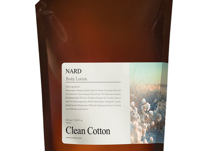 BOUQUET GARNI  Nade Refresh Perfumed Body Lotion Clean Cotton Scent Refill, 2.1L, 1 Count