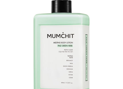 MEOMCHIT  Melting Body Lotion Pale Green Herb Scent 400ml 1ea