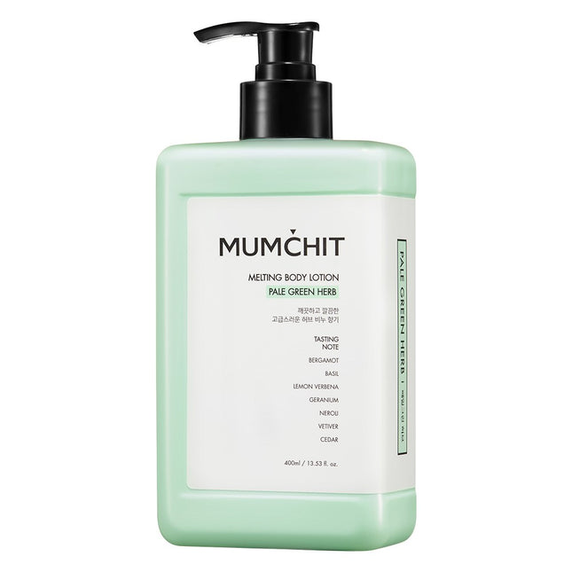 MEOMCHIT  Melting Body Lotion Pale Green Herb Scent 400ml 1ea