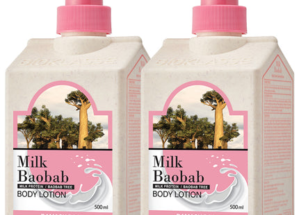 MILKBAOBAB  Body Lotion Damask Rose Scent 500ml 2pcs