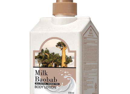 MILK BAOBAB  Large Capacity Body Lotion Ivory Musk Scent, 500ml, 1 Count