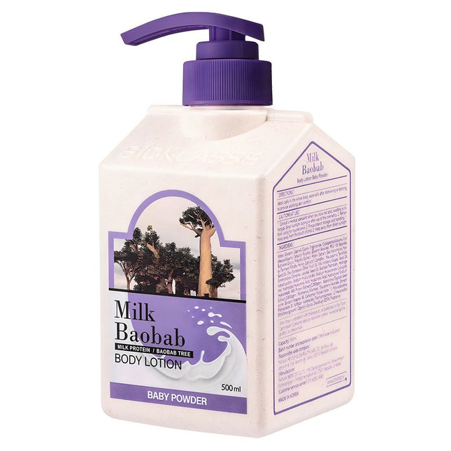 MILKBAOBAB  Body Lotion Baby Powder Scent 500ml 1ea