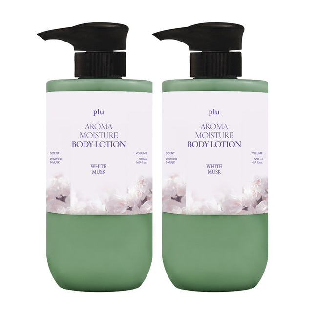 FRUU  Aroma Moisture Body Lotion White Musk 500ml 2 Pack