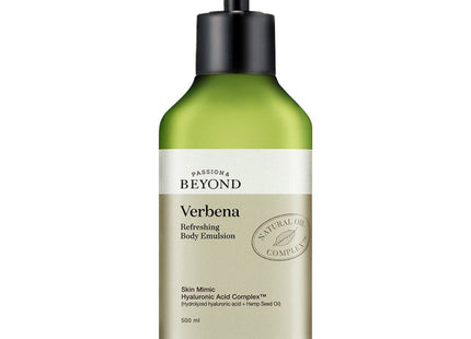 BEYOND  Verbena Refreshing Body Emulsion Green Citrus Verbena Scent, 500ml, 1 count