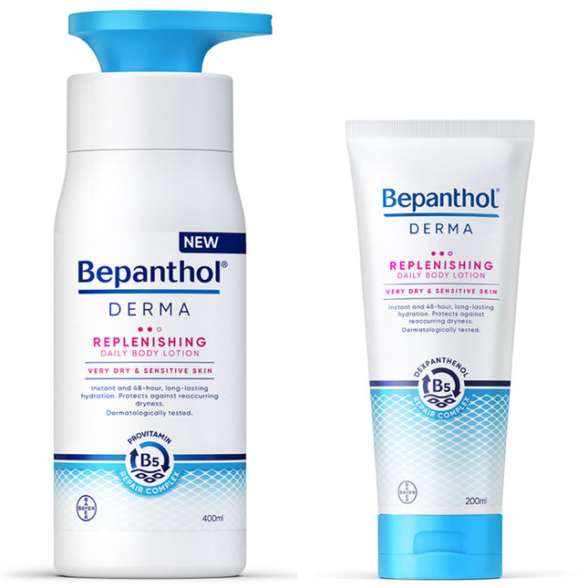 BEPANTOL  Derma Replenishing Daily Body Lotion 400ml + 200ml, 1 count