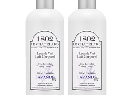 LE CHATELARD 1802 Le Chatelard 1802 True Lavender Body Lotion, 500ml, 2 Count