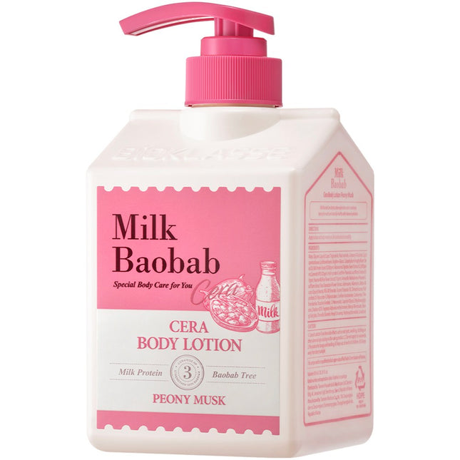 MILK BAOBAB  Cera Body Lotion Peony Musk 600ml 1ea