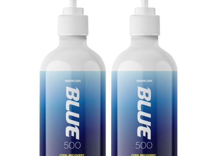 AQUACOOL  Blue 500 Recovery Body Gel, 500ml, 2 Count