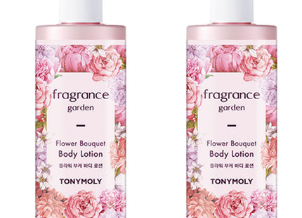 TONYMOLY  Fragrance Garden Flower Bouquet Body Lotion Fruity Floral Musk Scent 300g 2 Count