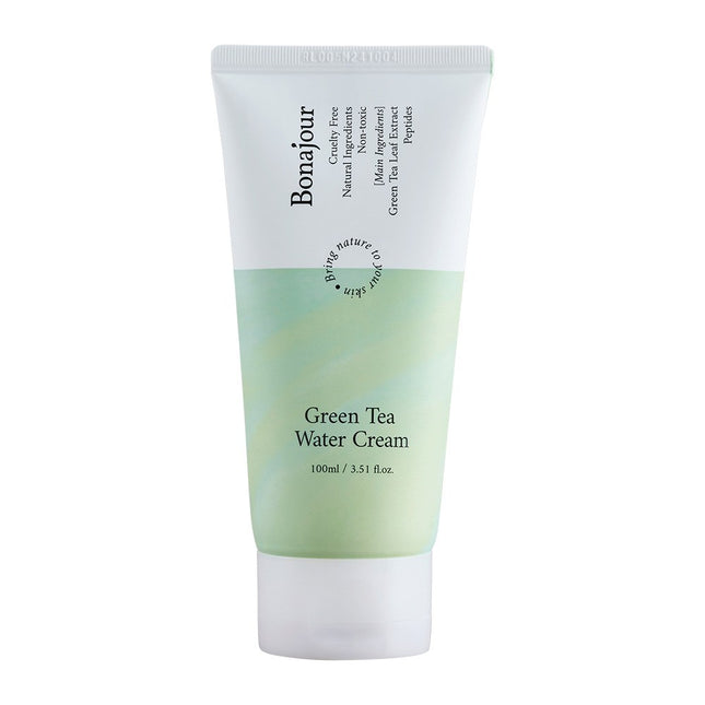 BONJOUR  VEGAN GREEN TEA WATER CREAM 100ML 1EA