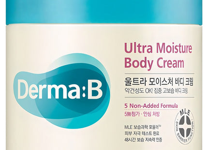 DERMA:B Derma:B Ultra Moisture Body Cream 430ml 1 Pack