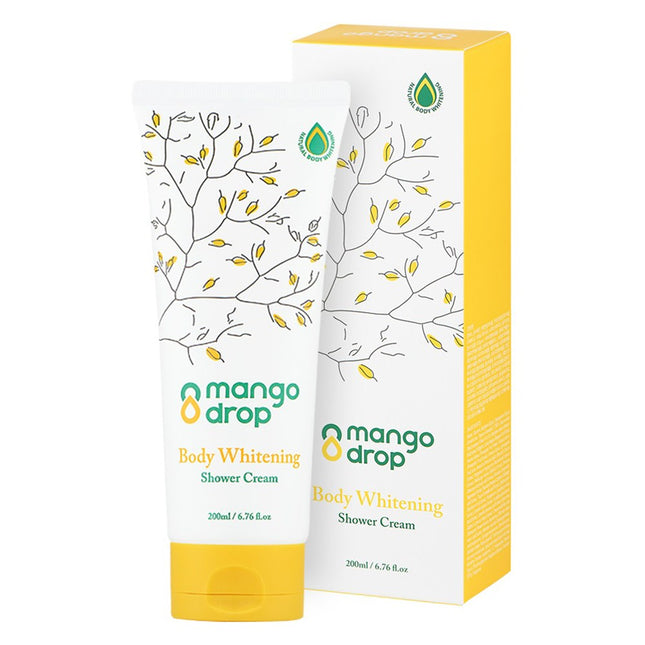 MANGODROP  Body Whitening Shower Cream, 200ml, 1 count
