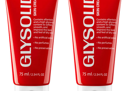 GLYSOLID  Glycerin Cream Tube Type 75ml 2 Pack