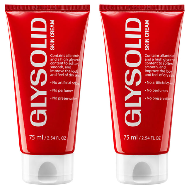 GLYSOLID  Glycerin Cream Tube Type 75ml 2 Pack