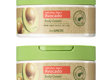 THE SAEM  Natural Daily Avocado Body Cream 300ml 2 Pack