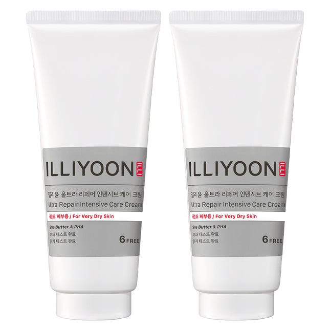 ILLIYOON  Ultra Repair Intensive Care Cream 200ml, 2 Pack