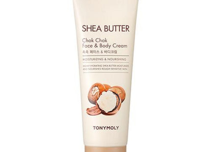 TONYMOLY  Shea Butter Moist Face & Body Cream, 250ml, 1 Pack