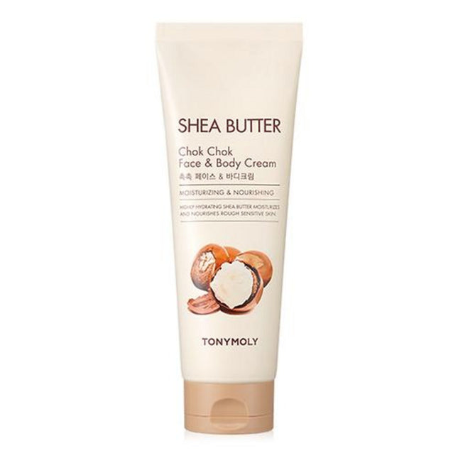 TONYMOLY  Shea Butter Moist Face & Body Cream, 250ml, 1 Pack