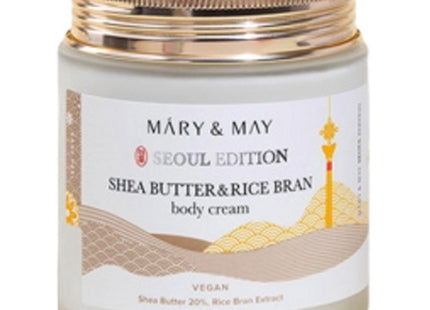 MARIENMAY  Shea Butter & Rice Bran Body Cream, 250ml, 1 Count