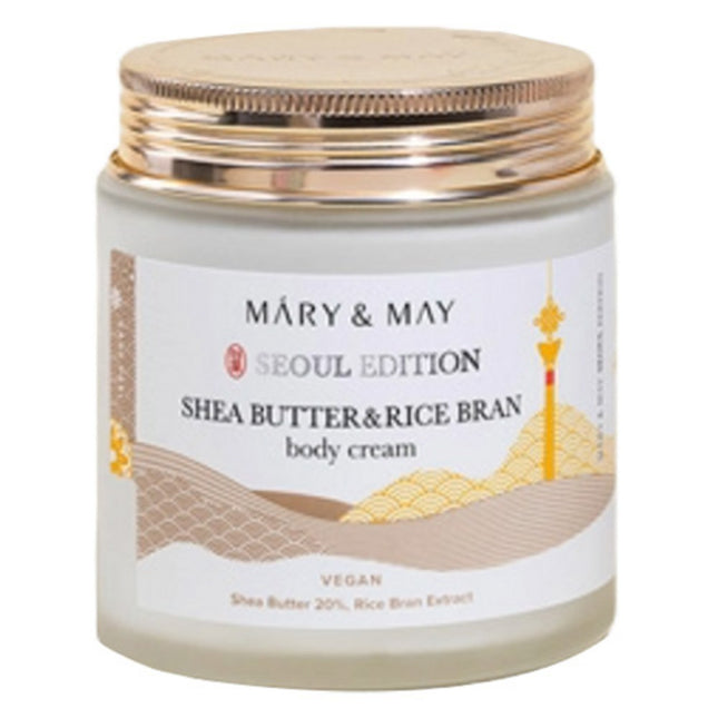 MARIENMAY  Shea Butter & Rice Bran Body Cream, 250ml, 1 Count