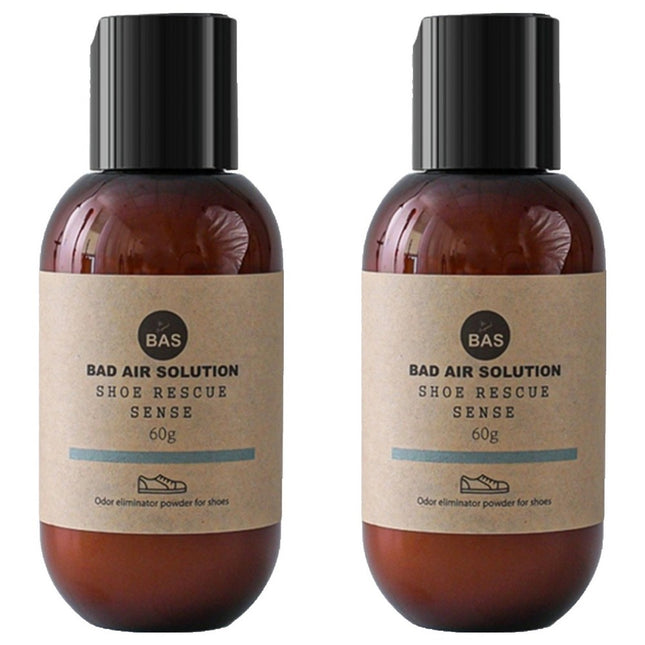BAS  Shoe Deodorizer, 60g, 2 Pack