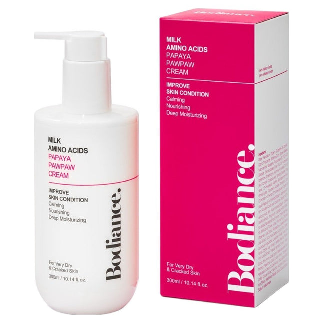 BODYANCE  Milk Amino Papaya Popo Body Cream, 300ml, 1 count