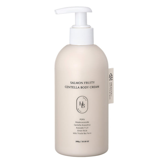 HEVBLU  Salmon Fruity Centella Body Cream, 1 Pack