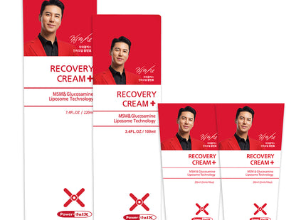 POWERFULX Jang Min Ho Recovery Cream Plus Special Collaboration Gift Set C19 220ml+100ml+20ml(2mlx10ea)x2, 360ml, 1ea
