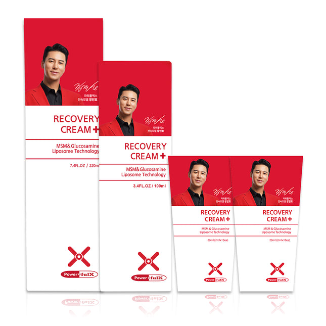 POWERFULX Jang Min Ho Recovery Cream Plus Special Collaboration Gift Set C19 220ml+100ml+20ml(2mlx10ea)x2, 360ml, 1ea