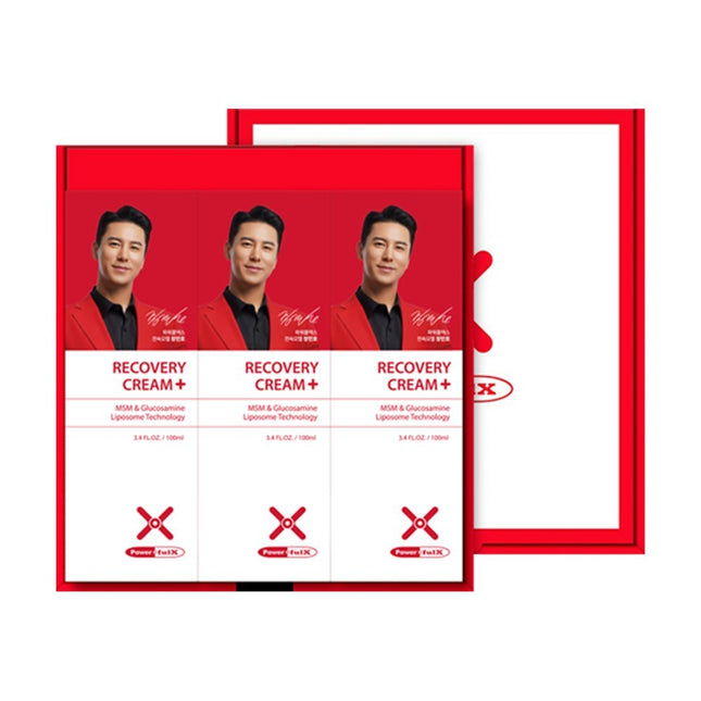 POWERFUL X  Jang Min Ho Recovery Cream Plus Special Collaboration Gift Set G08 100mlx3, 300ml, 1ea