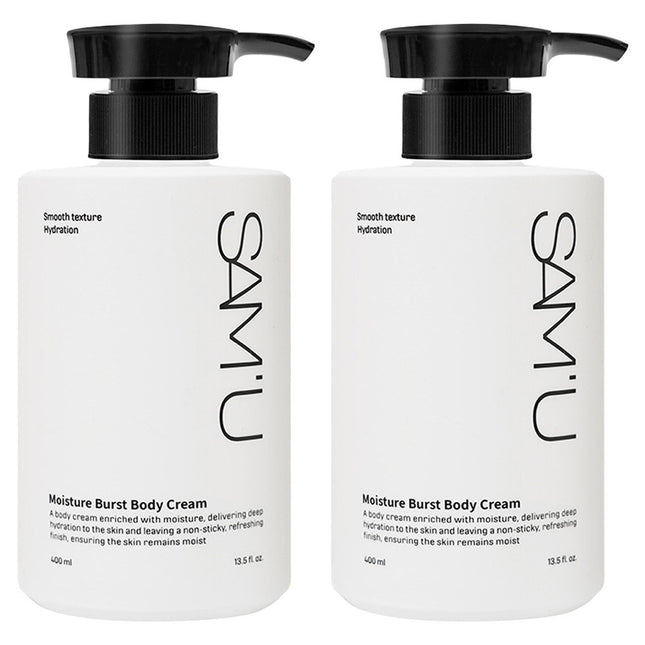 SAMU  Moisture Burst Body Cream 400ml 2 Pack