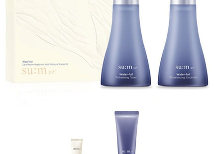 SU:M37  Water-full Care Marine Hyaluronic Hydra Starter Kit, 1 Set