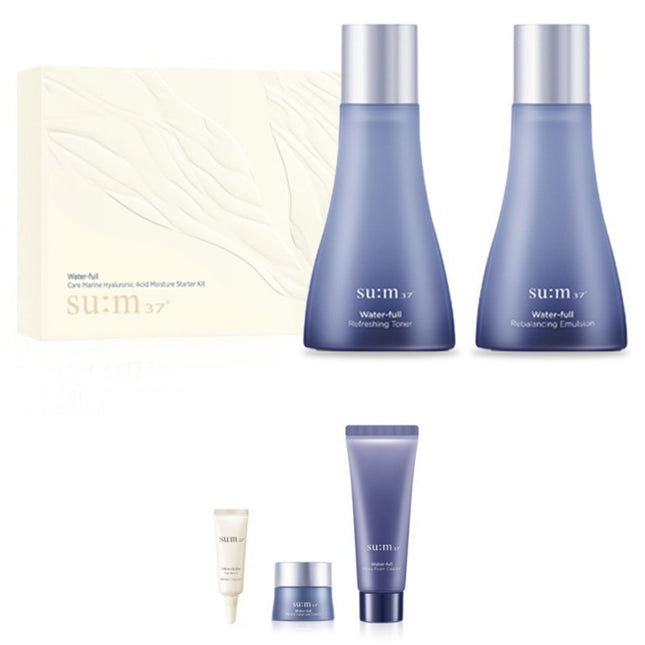 SU:M37  Water-full Care Marine Hyaluronic Hydra Starter Kit, 1 Set