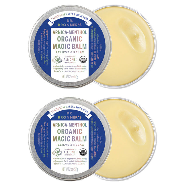 DR. BRONNER'S  Arnica-Menthol Body Butter, 2 oz, 2 Pack