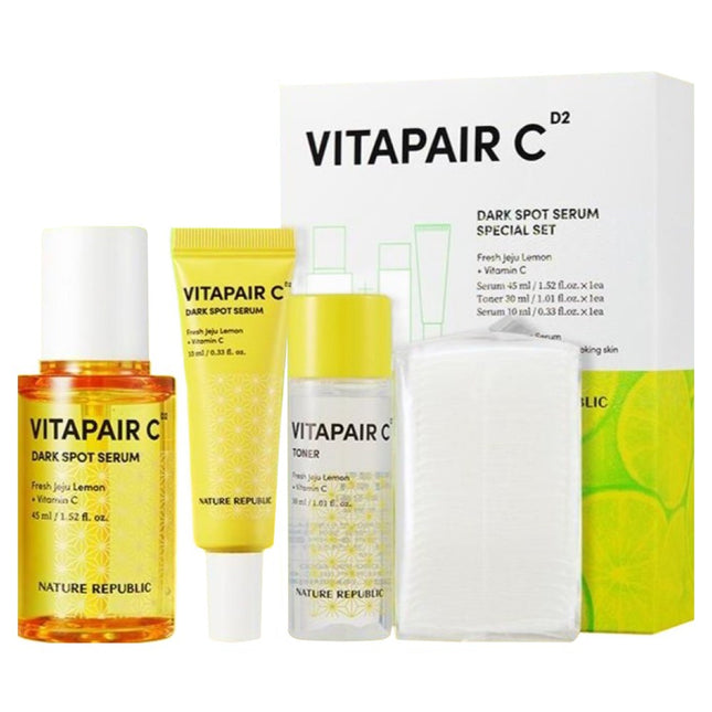 NATURE REPUBLIC Vita Pair C Dark Spot Serum Set 45ml 1 Set