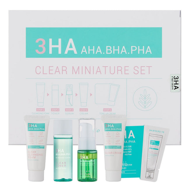 THREER  Cica Acne Soothing Travel Kit 5 Types, 1 Set