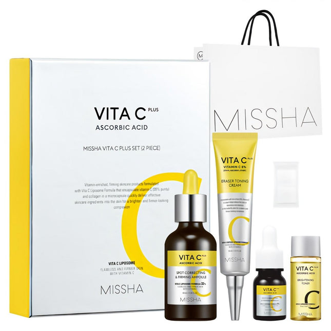 MISSHA  Vita C Plus Brightening Tone Up Set, 1 Set