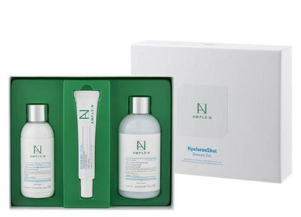 AMPOULEN  Hyaluron Shot Skincare Cosmetics 3-Piece Set, 1 Set