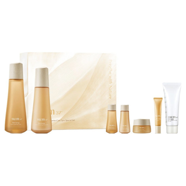 SU:M37 Β° Skin Saver Collagen Protein Panthenol Time Energy Moist 2 Items Set, 1 Set