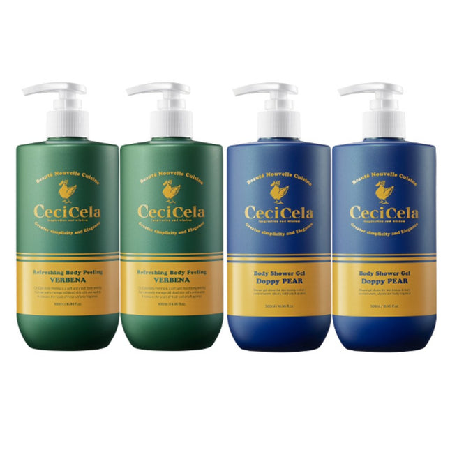 CECI CELLA  Reshaping Body Peeling 2p + Dopipier Body Shower 2p Double Set