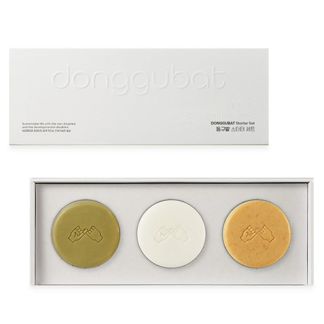 DONGU BATHTTT  Starter Soap Gift Set 3 Types, 1 Set