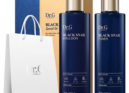 DR.G  Black Snail Toner 150ml + Emulsion 150ml Special Gift Set, 1 Set