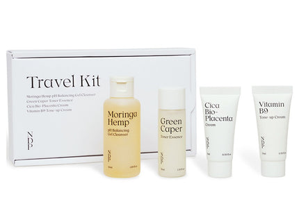 NATURAL DERMA PROJECT  Travel Kit Set 4 Items, 1 Set