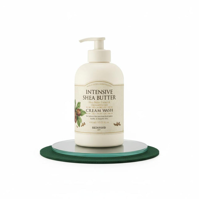 SKINFOOD Intensive Shea Butter Cream Wash  Lotion 450ml